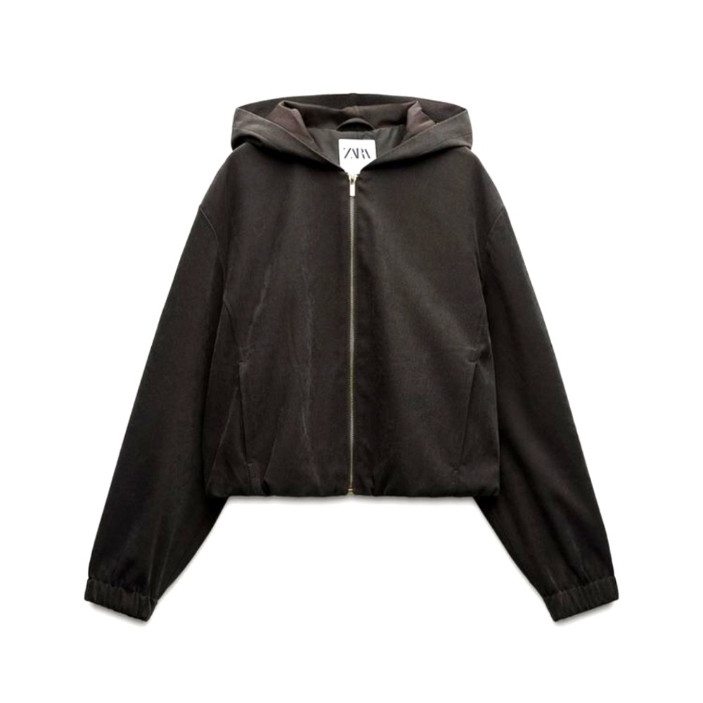 🧸Zara gray bomber Jacket